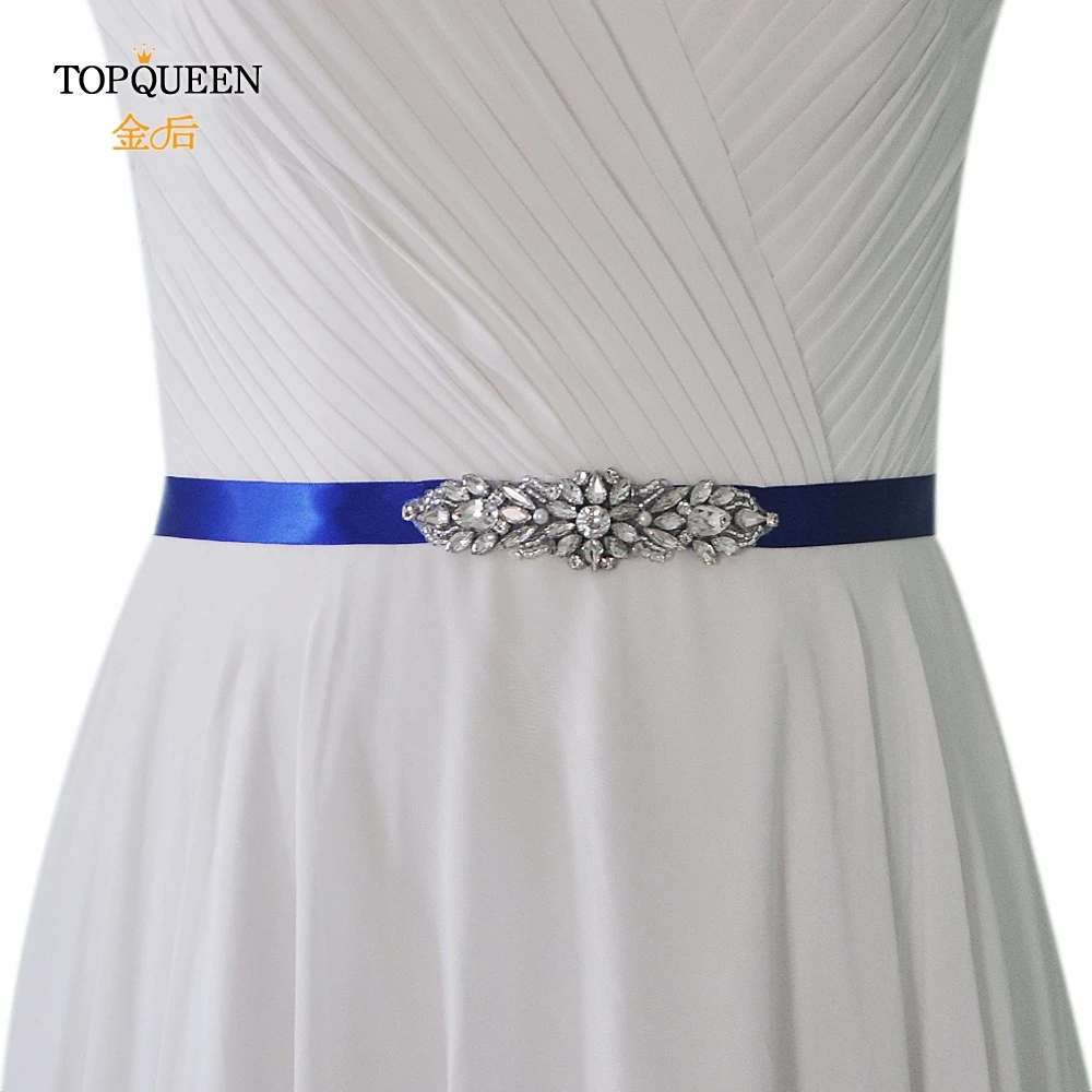 TOPQUEEN S337 формальные ремни для женщин платья Блестящие ремни для женщин Ювелирный пояс для свадебного платья нарядный пояс со стразами