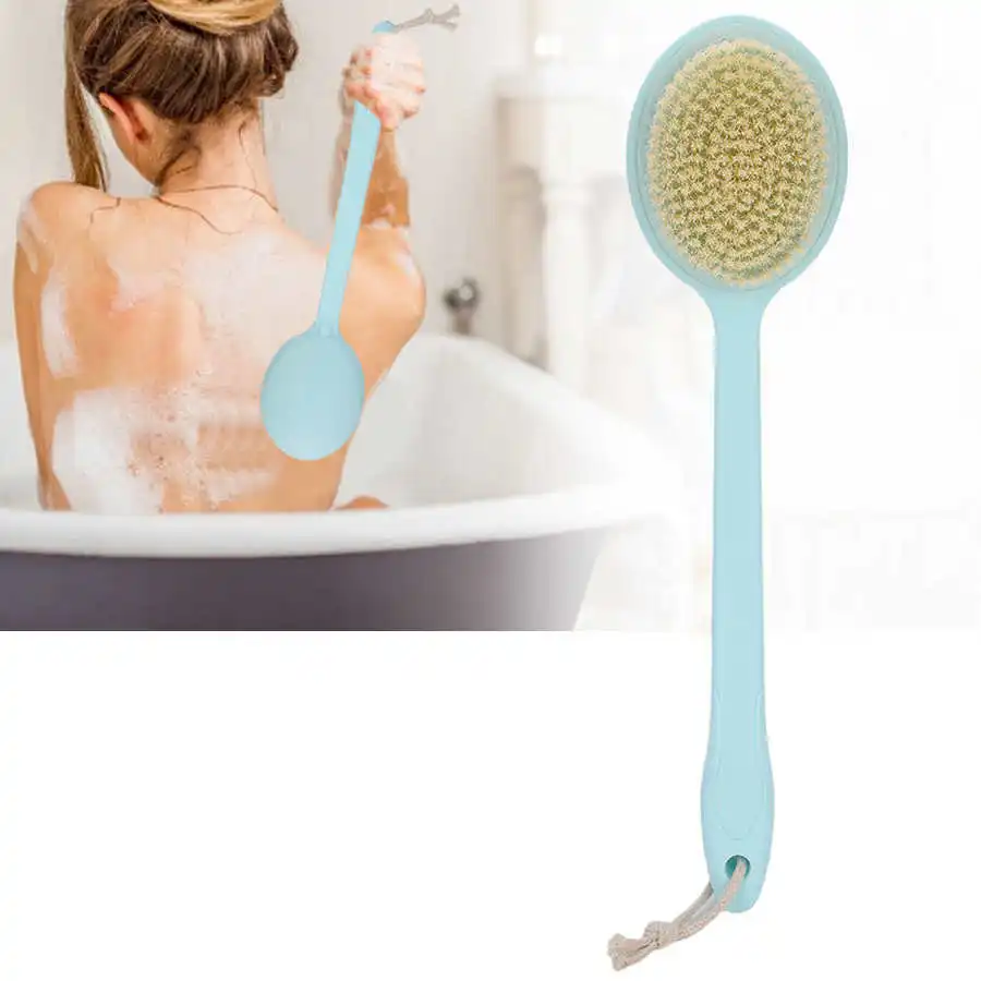 Щетка для душа и спины скребок массажер отшелушивающее средство щетка