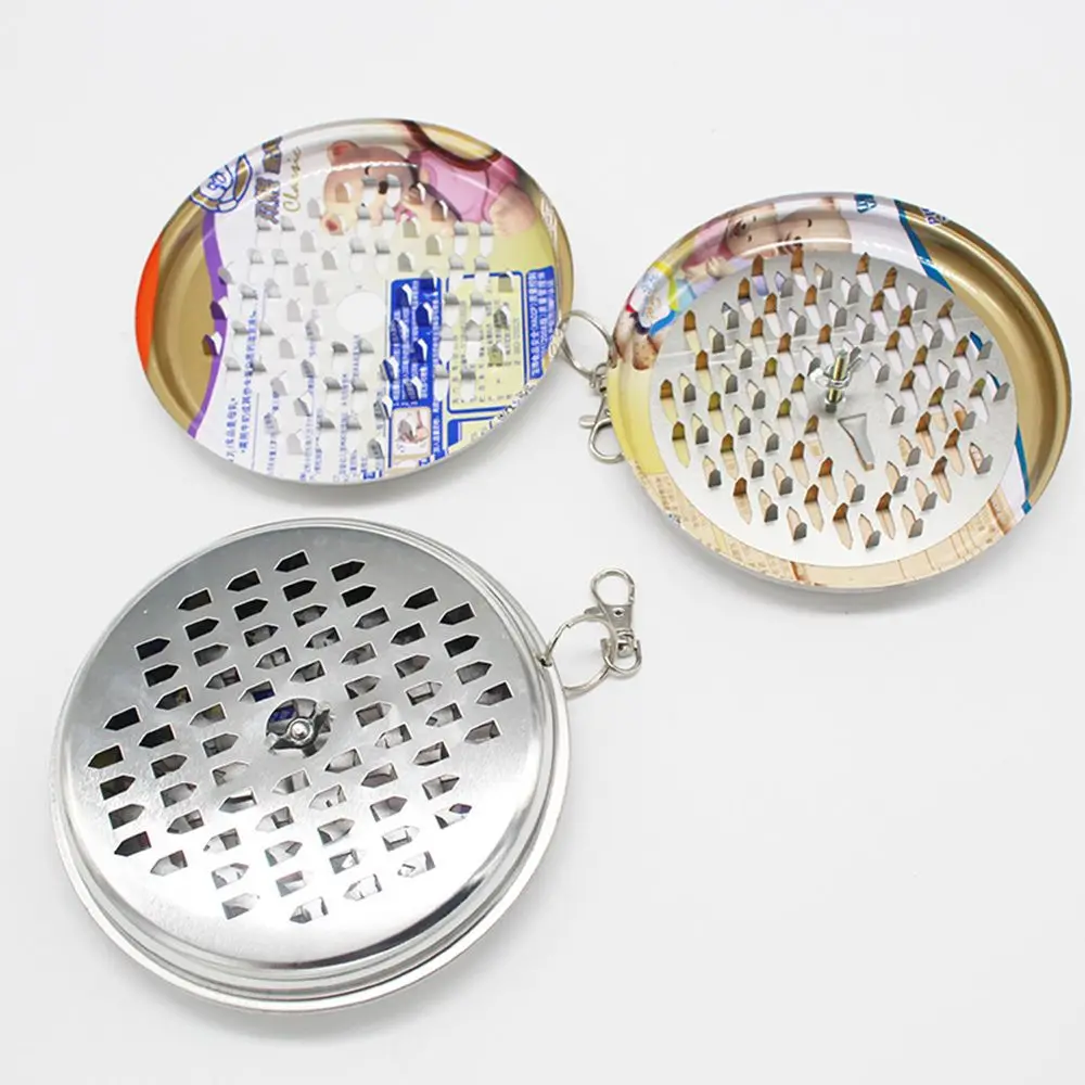 

Random Color With Cover Shelf Portable Stainless Steel Mosquito Coil Tray Mosquito Coil Holder Tray