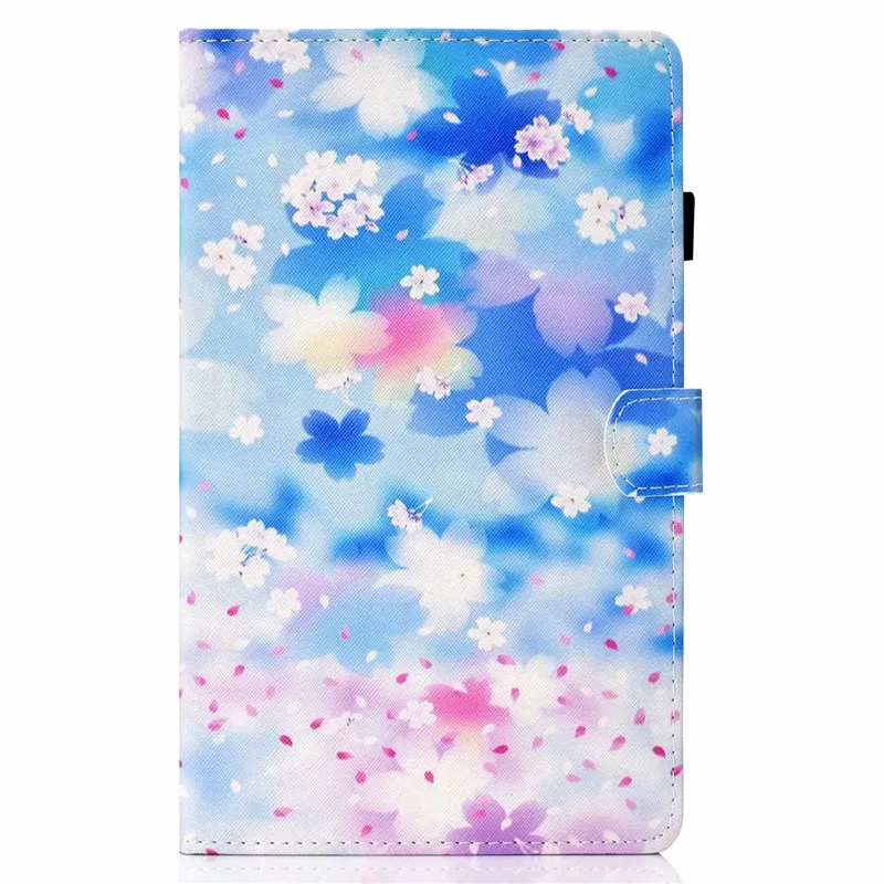 flower Чехол для samsung Tab A10.1 чехол для планшета защитная Подставка для samsung Galaxy Tab A 10,1 T510 T515 SM-T510 - Цвет: flower
