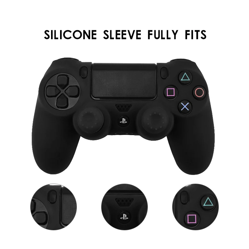 RETROMAX силиконовый чехол защитную пленку для DualShock 4/PS4/PS4 Pro/PS4 тонкий светодиодный