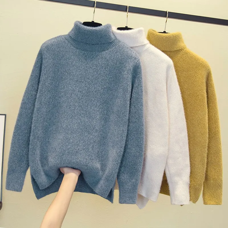 

sweater loose languid is lazy wind of new fund of 2019 autumn winters thickening render unlined upper garment