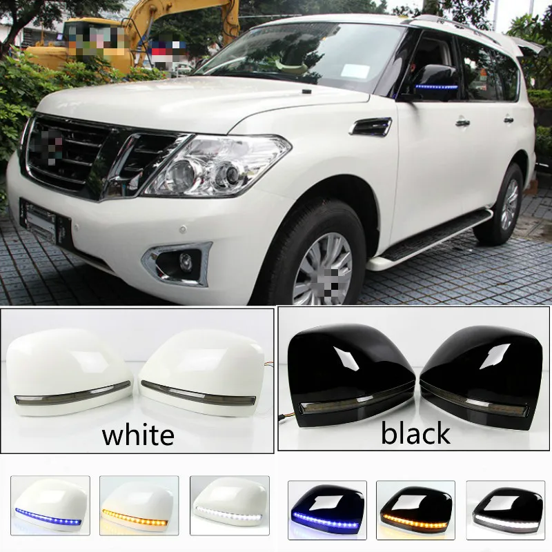

For Nissan Patrol Y62 2012-2019 rearview mirror turn signal Patrol modified rearview mirror housing LED turn signal modification