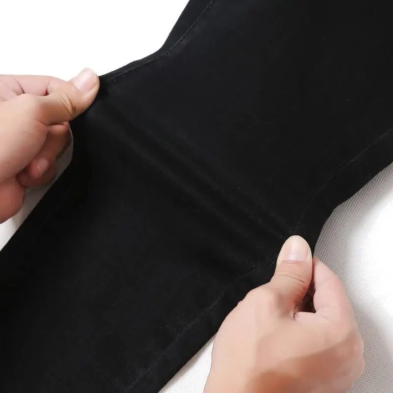 Джинсы Женские однотонные из хлопка узкие облегающие универсальные эластичные