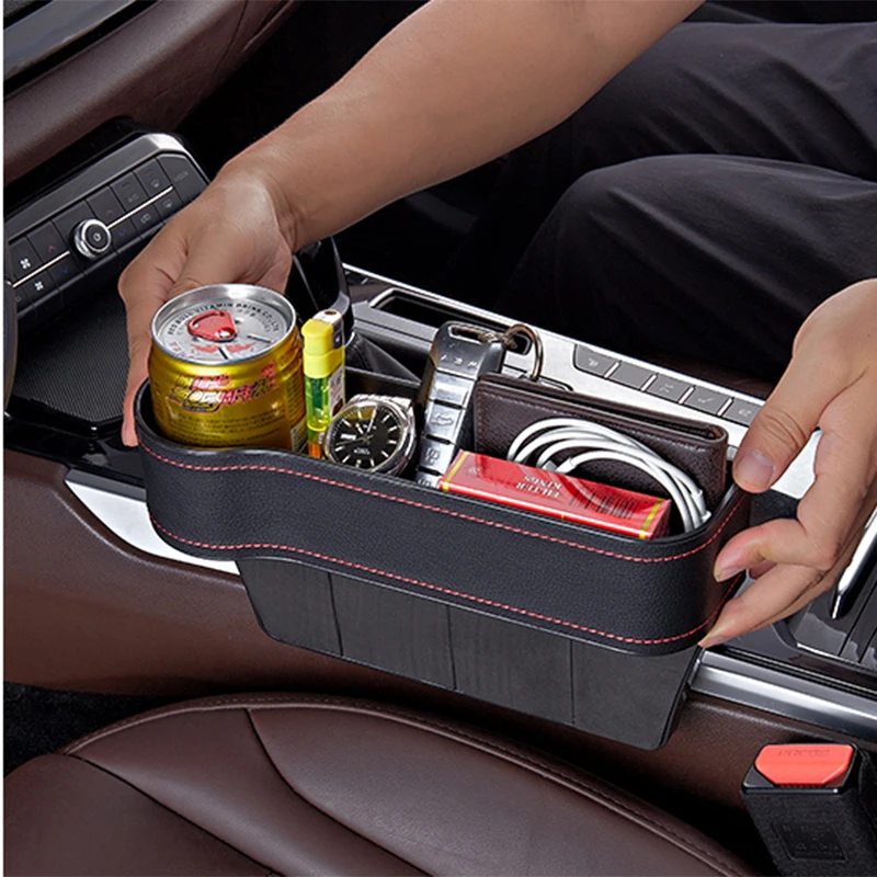 

Автомобильный органайзер для зазора на сиденье, аксессуары для автомобиля, органайзер для зазора на сиденье, карманный многофункциональны...