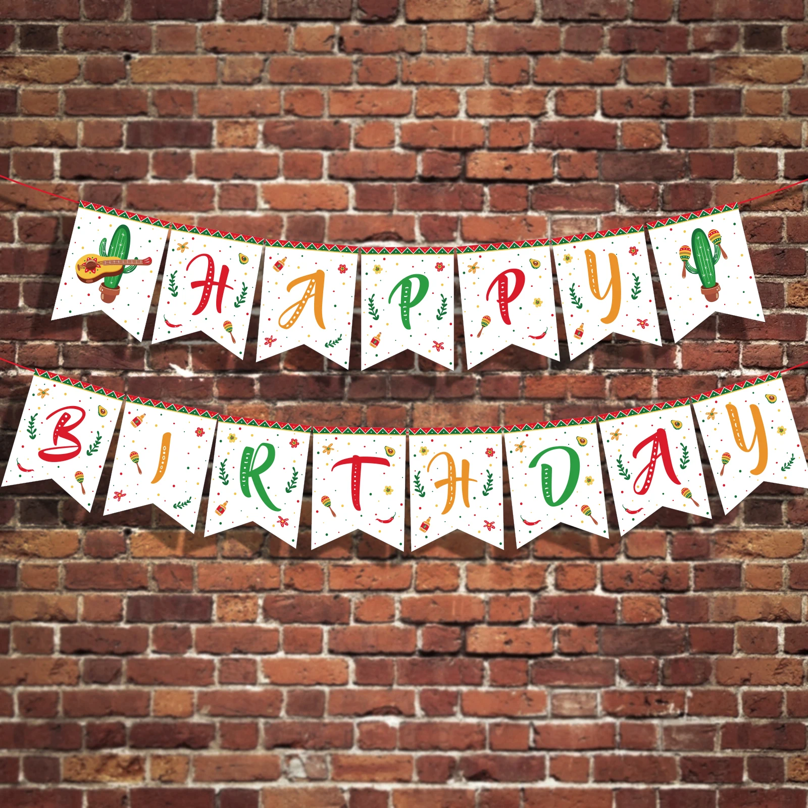 Красочные кактусы BA271 мексиканвечерние пятерка вечеринка счастливая фотография