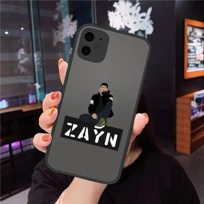 

Zayn malik Phone Cases Matte Transparent for iPhone 7 8 11 12 s mini pro X XS XR MAX Plus cover funda