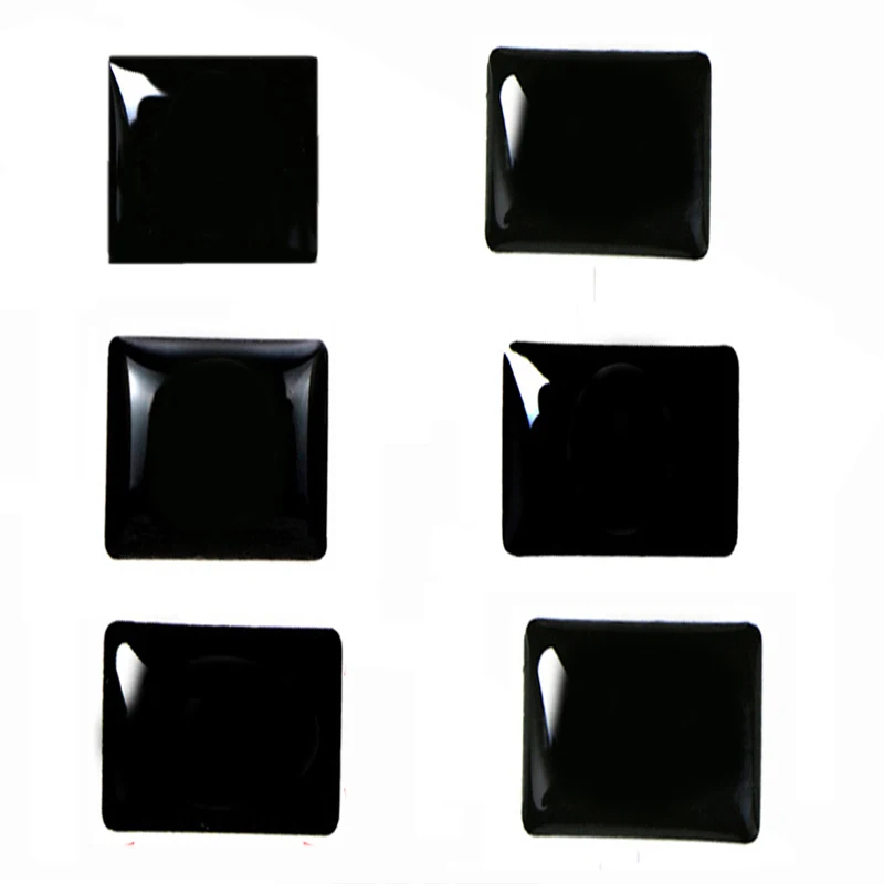 

Square shape 15X15mm Car key FOB logo sticker DIY epoxy badge emblem