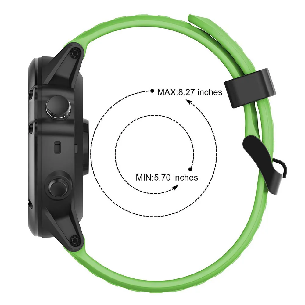 Силиконовый ремешок для смарт-часов Garmin Fenix 3 HR 5X 6X Plus | Электроника