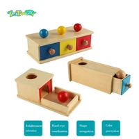 montessori games baby toys for educational wooden toys box wood product sensory toys infants box educational toys children gift