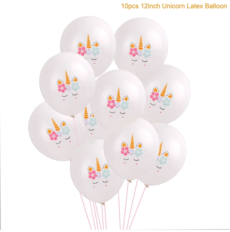 Balloon 4 PATIMATE 100 шт Единорог мешочек для печенья, конфет Единорог вечерние украшения подарок с Unicorn сумка Свадьба День Рождения Декор упаковка поставки - Цвет: Balloon 4