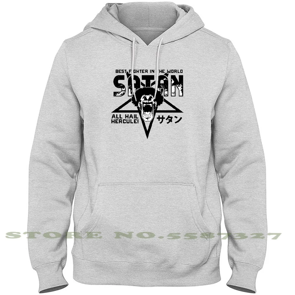 

Hail Herucle Long Sleeve Hoodie Sweatshirt Satan Mr Satan Pixel Hercule Hail Satan Dbz Evil