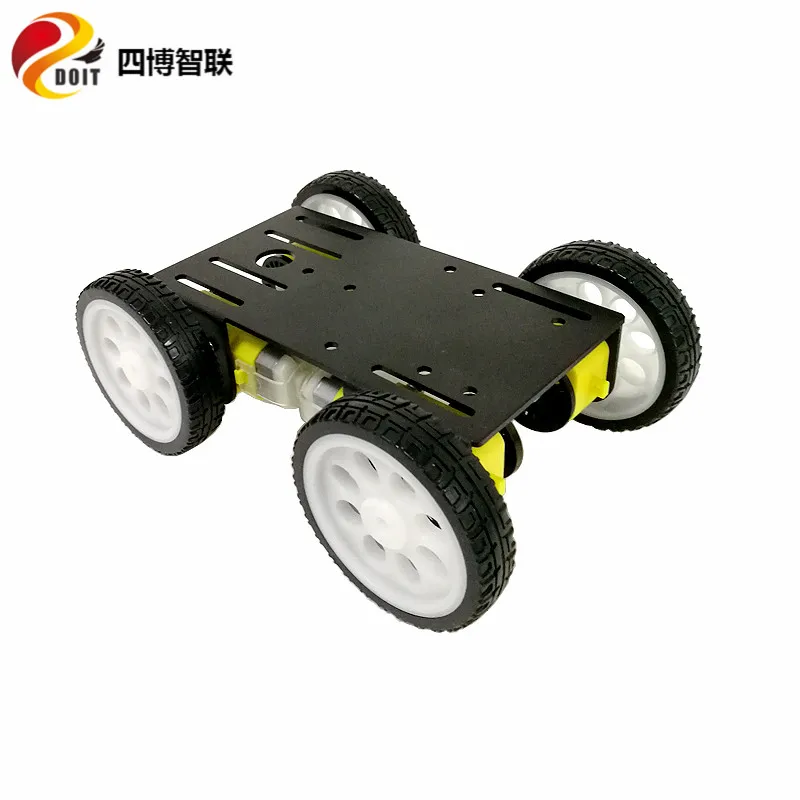 SZDOIT C101 Metal 4WD Smart Tank Car Chassis Kit Robot Platform With TT Motor DIY For Arduino