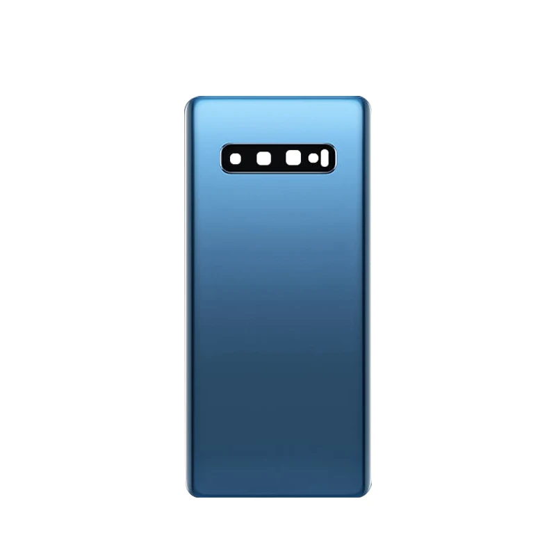 S10 BLUE Для SAMSUNG Galaxy s10 s10+ s10e задняя крышка батарейного отсека задняя крышка Мягкий корпус Чехол запасная крышка батарейного отсека - Цвет: S10 BLUE