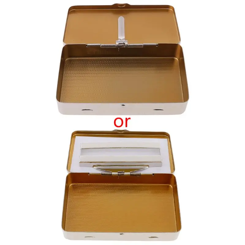 Тонкий металлический чехол для сигарет с американским орлом Автоматический | Дом