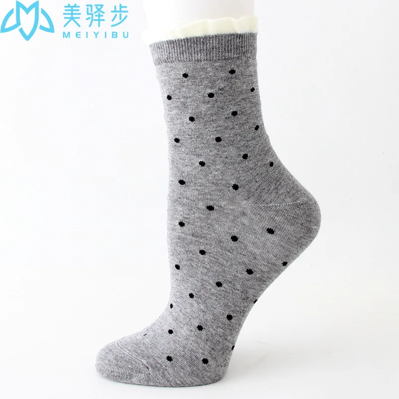 12 Pairs Per Set Socks Dot Women's Socks Manufacturers Sock Cute