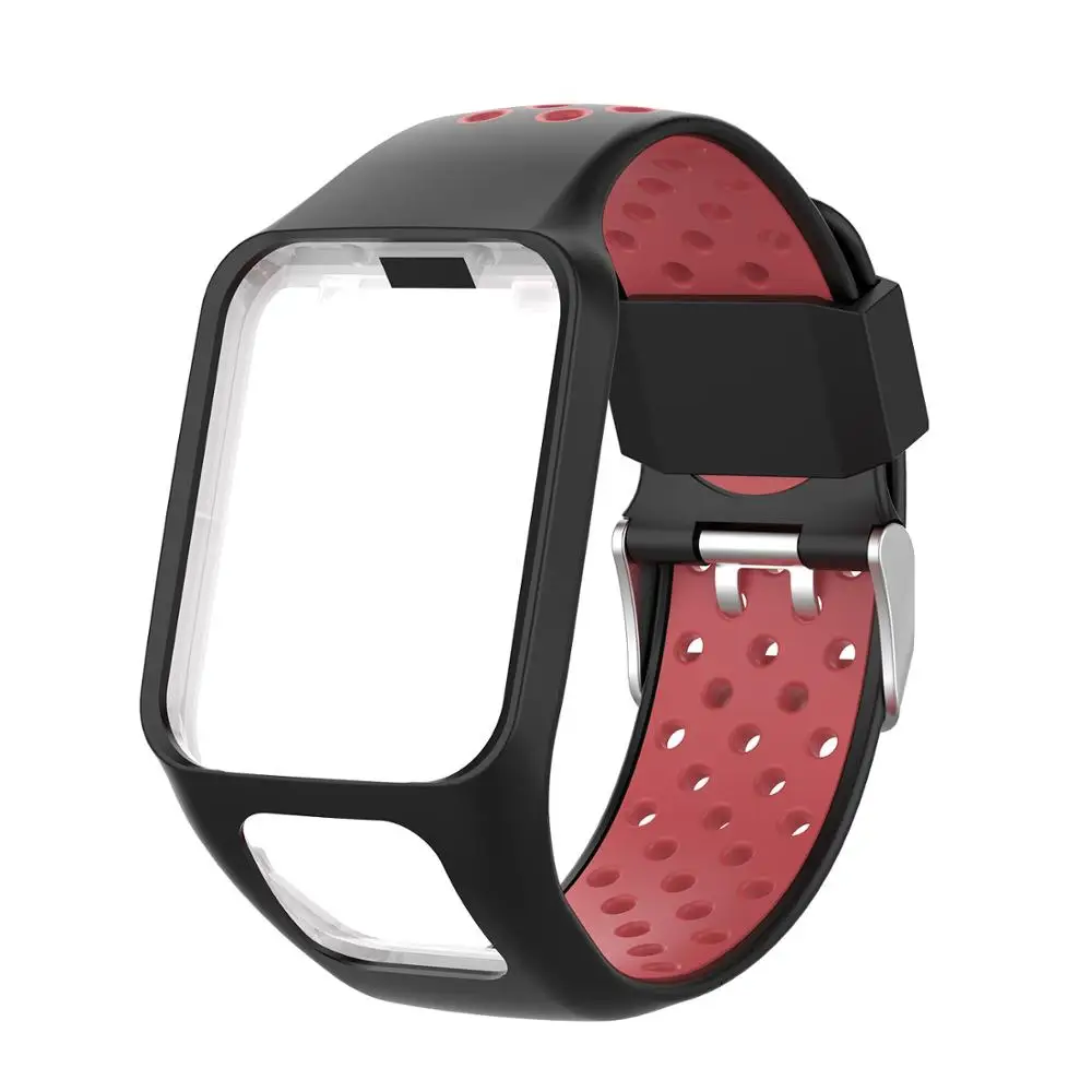 

Сменный силиконовый ремешок для TomTom Runner 2 / 3 Spark/3, дышащий ремешок, спортивные аксессуары для умных часов
