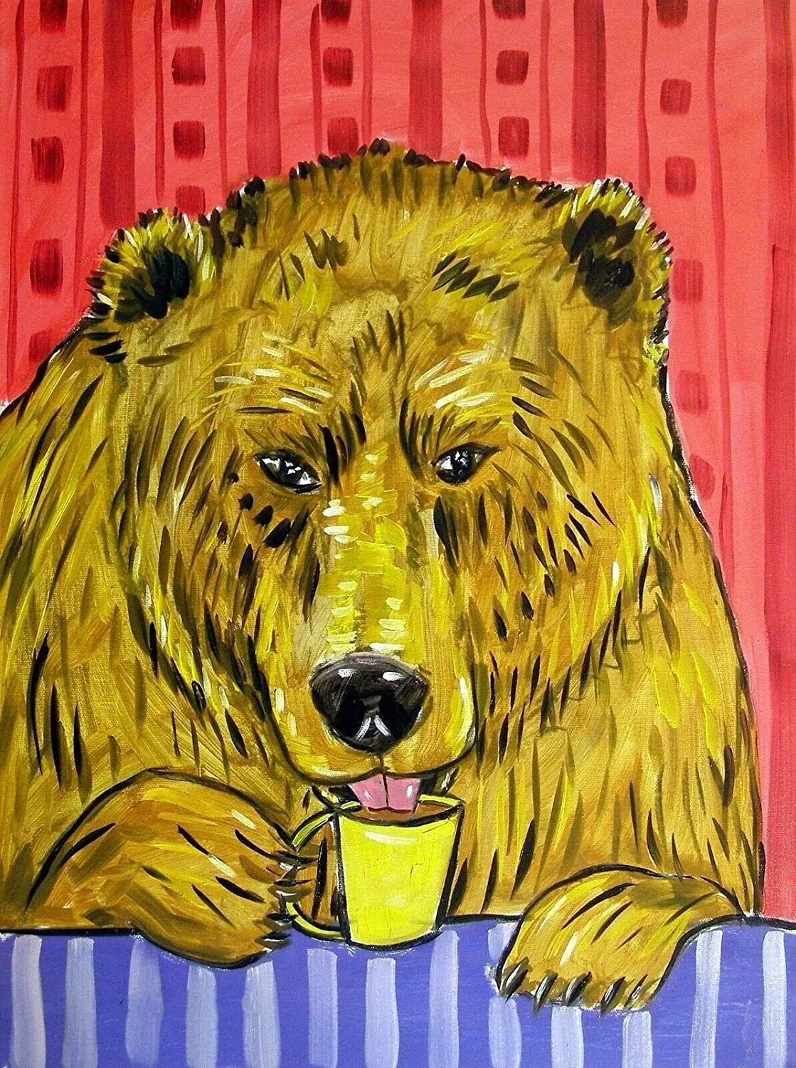 

Beast Home Decoration Accessories Game Rooms Grizzly Bear Farmhouse Decor Tin Sign Bedroom Wall Decoration Metal Plates Vintage