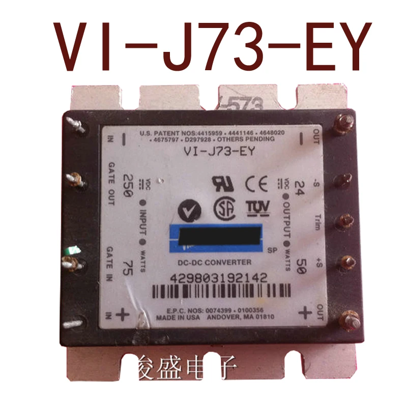 

Original-- VI-J73-CY VI-J73-EY DCinput250V-output24V50W2A 1 year warranty ｛Warehouse spot photos｝