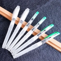6 pcsset portable art markers paint brush refillable water brush ink pen art supplies drawing tool water color brush pen
