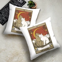 mtmety carlo cat cushion cover polyester throw pillow case super soft short plush cushion covers home decoration pillowcase
