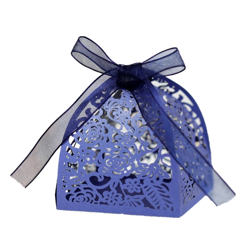 10 шт. коробка для конфет красного золотого розового цветов |