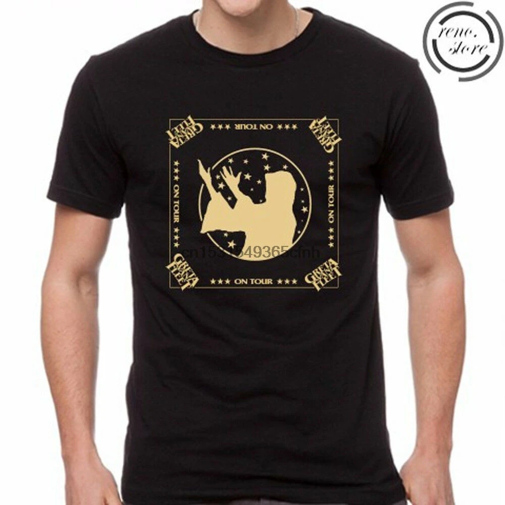 Грета Ван Флит на тур Плакат Логотип Мужская Черная Футболка размер S M L XL 2XL
