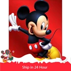 Disney 5D DIY алмазная живопись очаровательные комбинезоны с рисунком Микки Маус Стразы Набор для вышивания крестиком мозаичная картина, выполненная в технике алмазной вышивки ремесла картина украшение дома