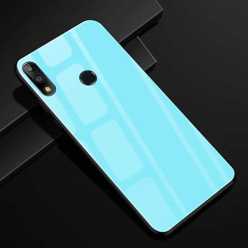 29 Для Asus Zenfone Max Pro M1 ZB601KL Чехол Жесткий PC стеклянный чехол для телефона черный ТПУ бампер чехол для Asus Zenfone Max Pro M1 ZB602KL - Цвет: 29
