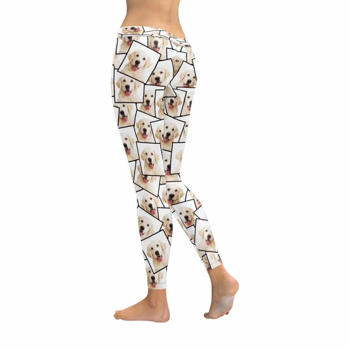 

Custom Dog Photo Low Rise Leggings