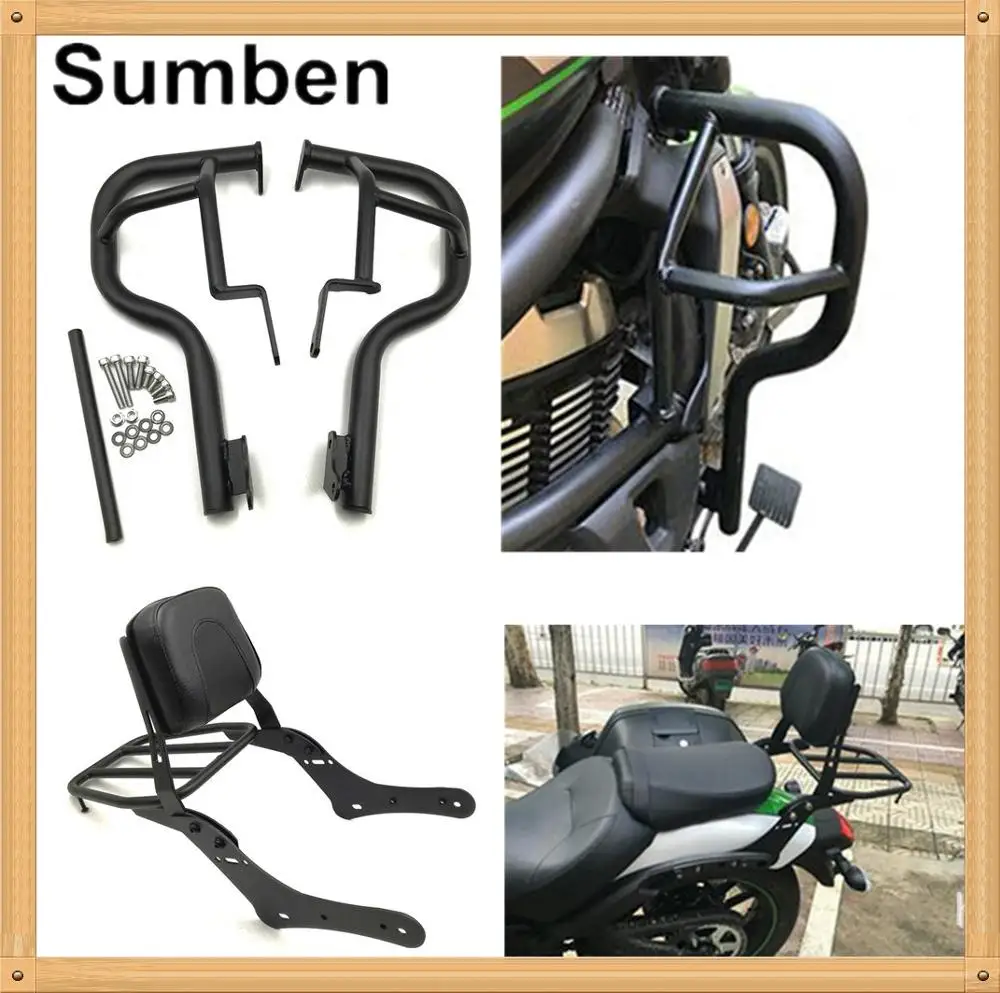 Защита двигателя шоссе Авария Бар Бампер/задний пассажир спинки Сисси для Kawasaki