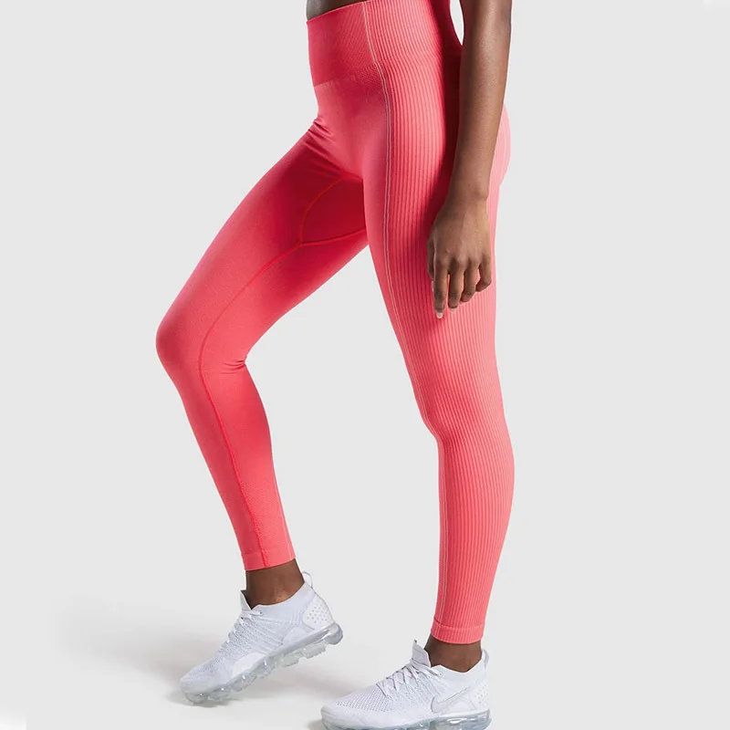 Уличные спортивные женские штаны для йоги с высокой талией пуш-ап дышащие
