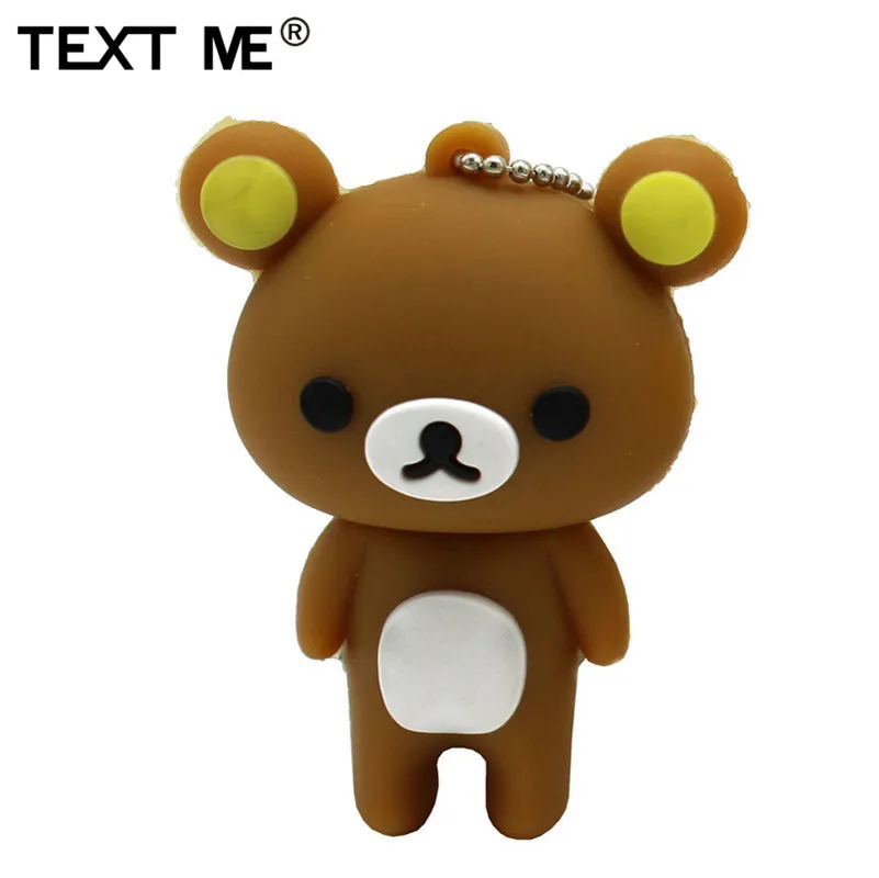 TEXT ME симпатичный картонный медведь модель usb флэш накопитель 4 ГБ 8 16 32 64 флешка