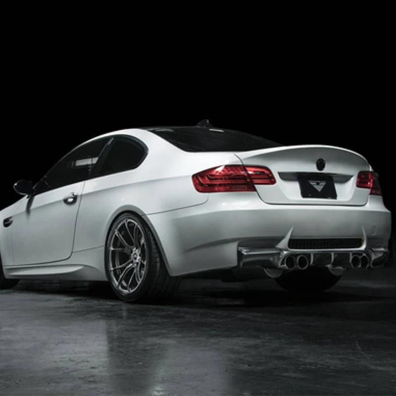 E92 M3 Vorsteiner Стиль Авто углеродное волокно комплект задней части кузова бампера для
