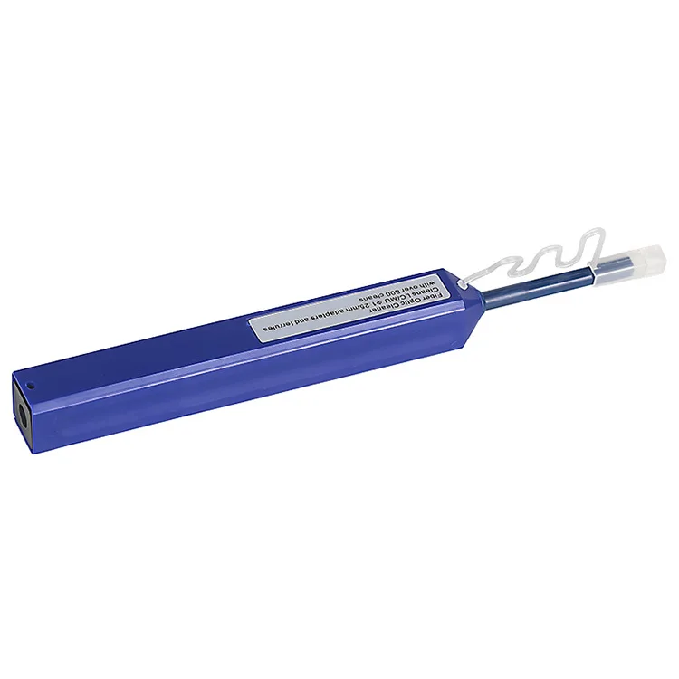 Fiber Optic Cleaning Pen Fiber Optic Bulkhead Ferrule One-click Cleaner for 1.25mm Connectors LC/ MU Connector clean