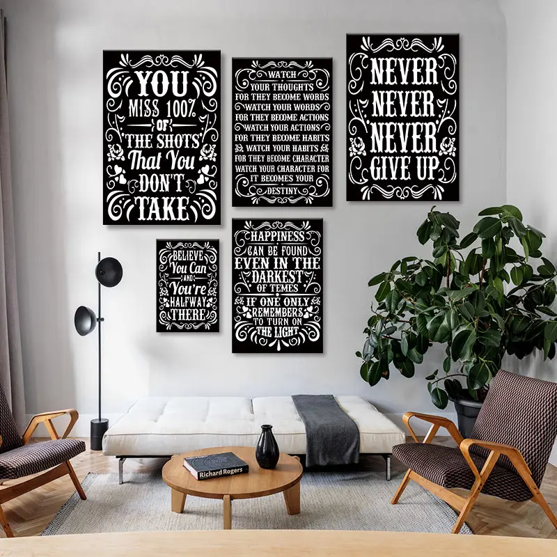 Настенная живопись на холсте печатный плакат фотография классная комната Inspire Boys