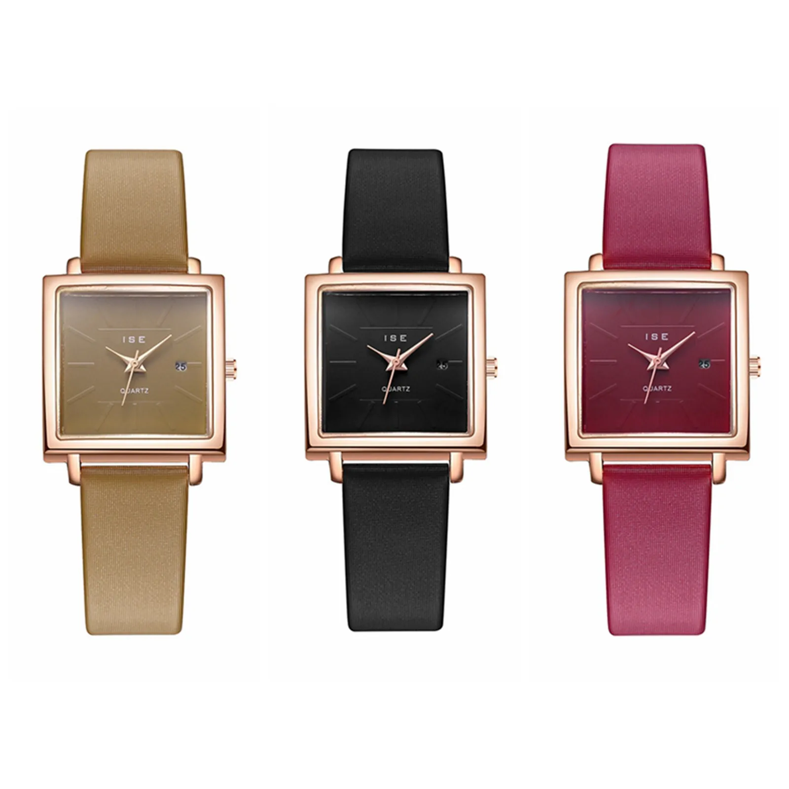 

Women's Watch New Fashion Trend Creative Simple Dial Fashion Watch Square Calendar Multi-function Women's Watch 50*