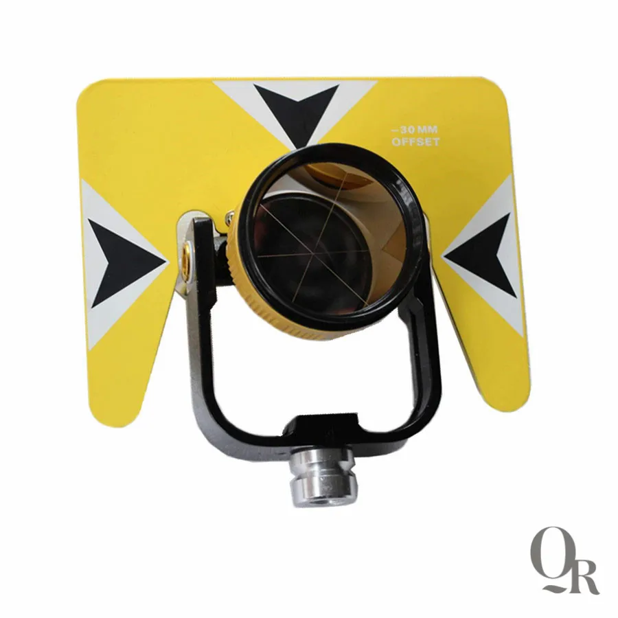 Новый Желтый одиночный призма с мягкой сумкой пригодный для Nikon Sokkia Topcon Южная