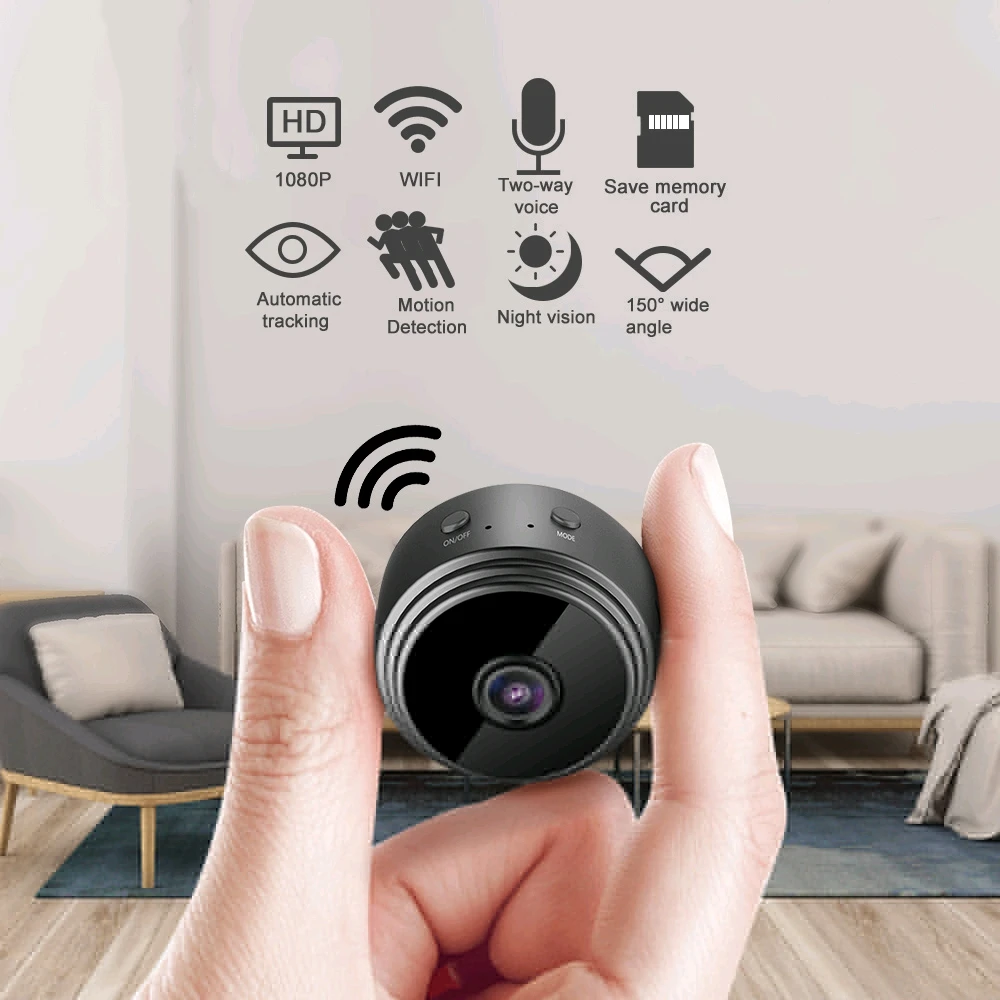Мини камера открытая ночная версия 1080P беспроводная ip видеокамера