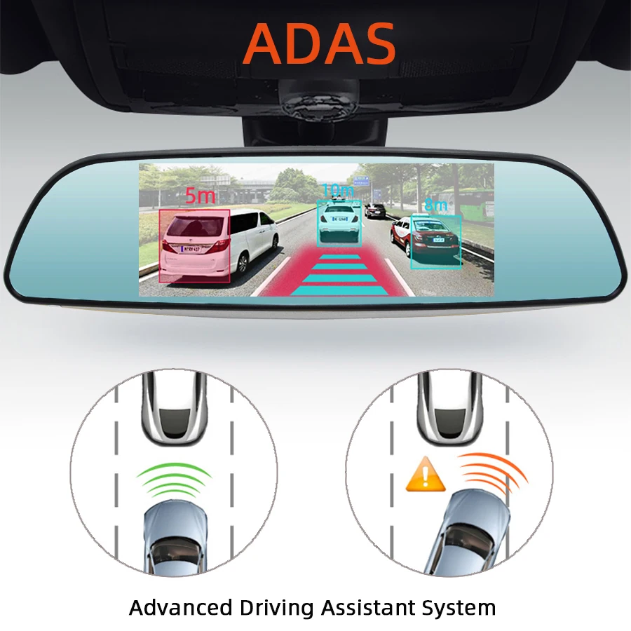 Bluavido 4G ADAS Android DVR " зеркало заднего вида gps Автомобильный видеорегистратор FHD 1080P видеорегистратор с камерой заднего вида WiFi Live monitor