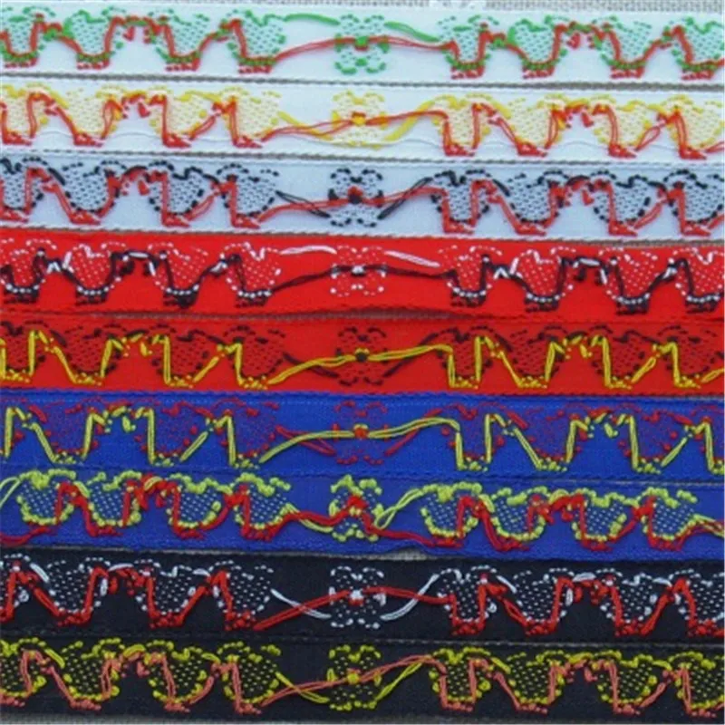 Вышивка жаккардовая мультяшная лента тесьма ручной работы DIY Швейные