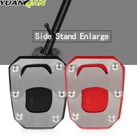for honda x adv xadv x adv 750 2021 motorcycle cnc aluminum side stand enlarger kick stand extension plate enlarge pad red black