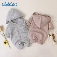 baby rompers knitted autumn infant boys girls jumpsuits outfits one pieces newborn bebes overall long sleeve 0 18month clothes