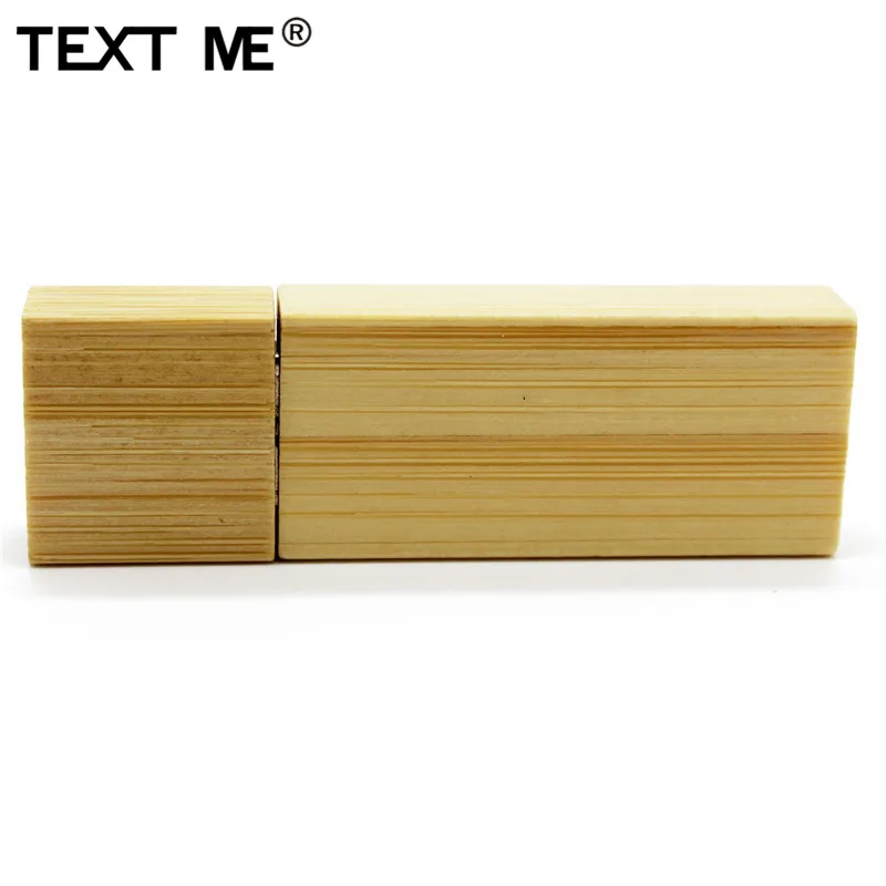 TEXT ME 5 модель Флешка из кленового дерева usb флеш накопитель 2 0 4 ГБ 8 16 32 64 фото
