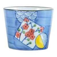 ins korean creative doorknob ceramic cup vintage tea mug set floral porcelain housewarming gifts tazas de ceramica creativas c