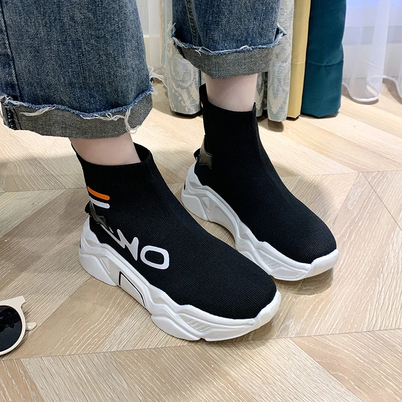 Подошва из вулканизированной резины Женская эластичная повязка на головку с Fly