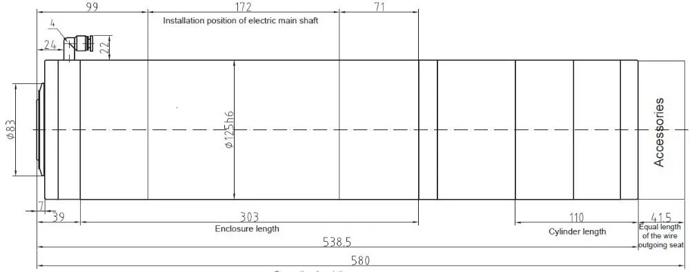 ATC шпиндель 7.5kw 380V 12000 об/мин с водяным охлаждением Автоматический Инструмент Сменный шпиндель для резки металла с BT40 NEWCARVE