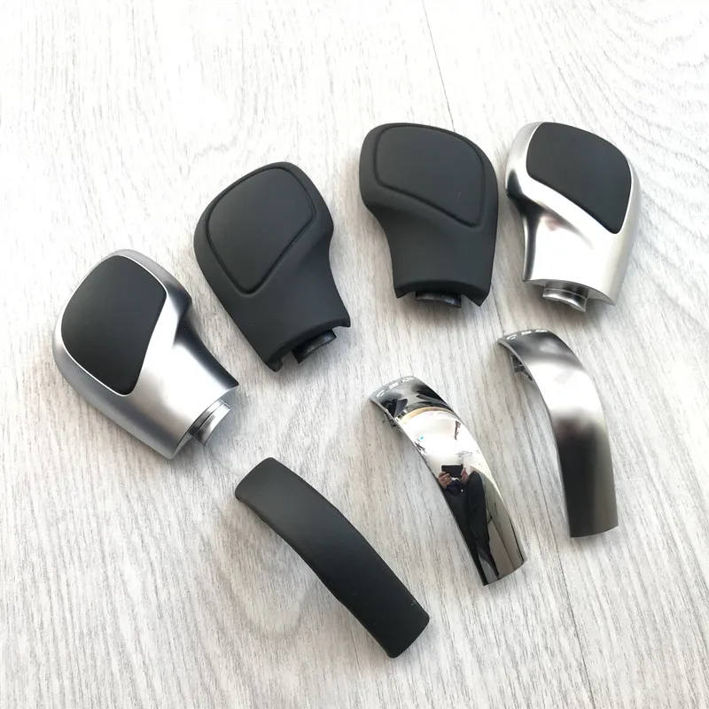 

1PCS Chrome Matt With Leather Shift Knob Gear Side Cover DSG Emblem For VW Golf 6 7 R GTI Passat B7 B8 CC R20 Jetta MK6 GLI