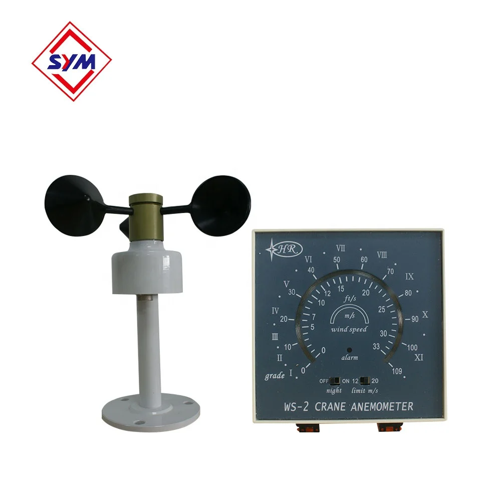 

Tower Crane Wind Speed Measuring Anemometer Factory Price Wind Speed Meter on Construction Site