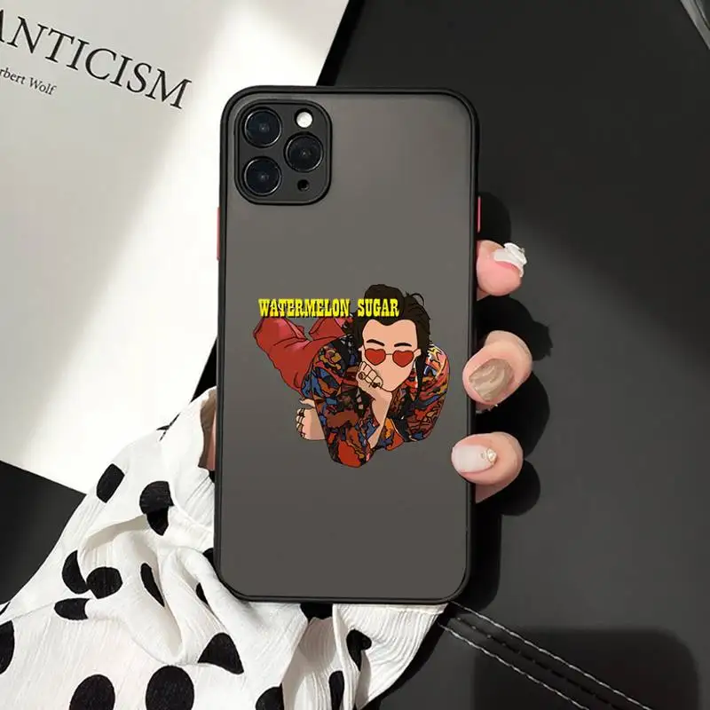 

Harry Styles Treat People With Kindness Phone Cases matte transparent For iphone 7 8 11 12 plus mini x xs xr pro max cover